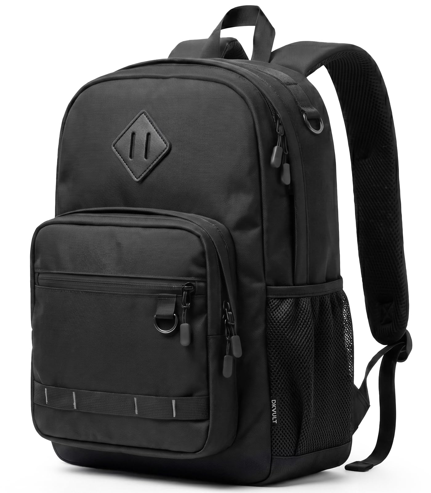 School Backpack for Teen Boys, Casual Laptop Backpack for Men and Women, Lightweight Backpack for School Business Work College Travel, Water Resistant Back Pack, Bookbag, Black