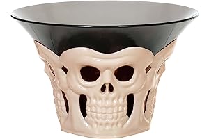 Seasons Halloween Big Bone Skull Candy Bowl