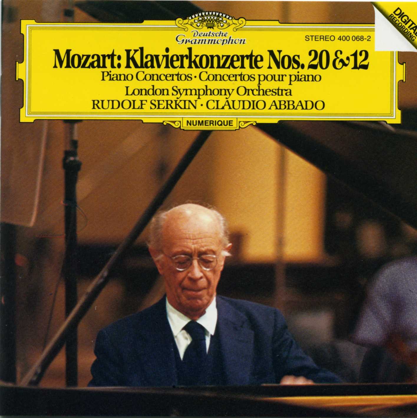 Concertos pour piano Nos 20 & 12 [Audio CD]
