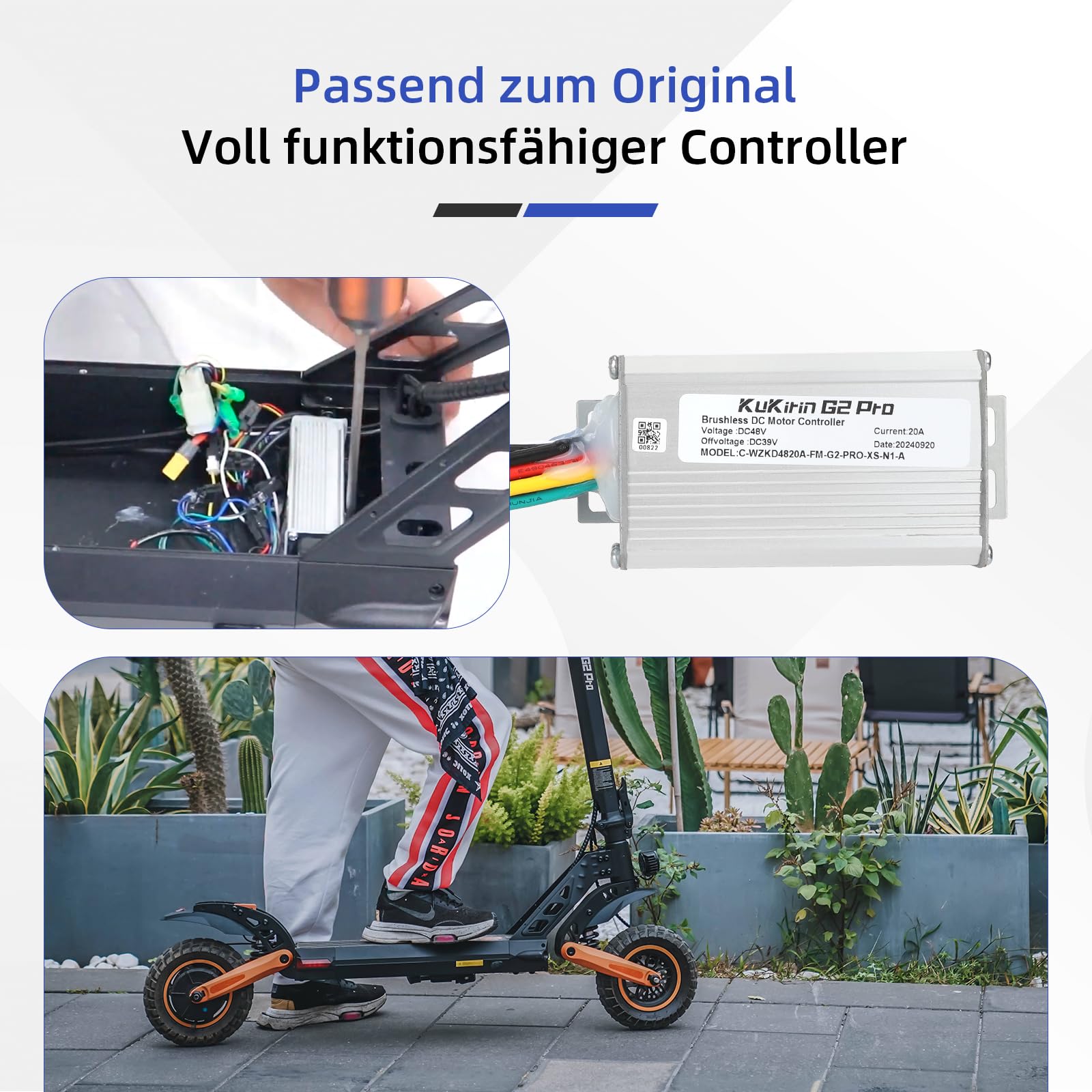 ulip Controller Hauptplatine für Kukirin G2 Pro DB Elektroroller Bremse Elektro Scooter Zubehör