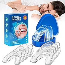 SPOKKI 8PCS Bite Bruxismo Notturno Automodellante, Dispositivo Anti Russamento Anti Digrignamento dei Denti, Snore Stopper Antirussamento Snore Denti Proteggi Denti Bocca Guardia Anti Russamento