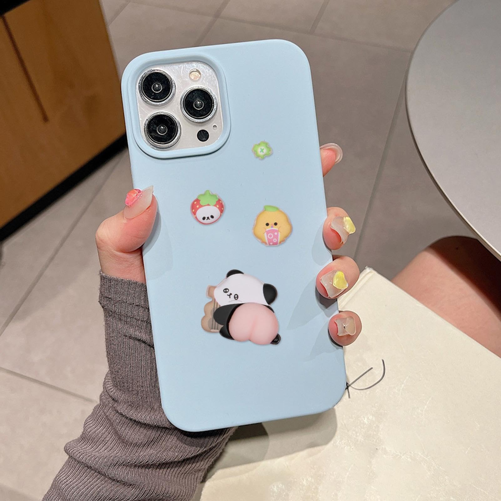 Adesivi 3D per Bambini Panda - Decalcomanie Animali per Quaderni, Custodia Telefono, Scrapbooking
