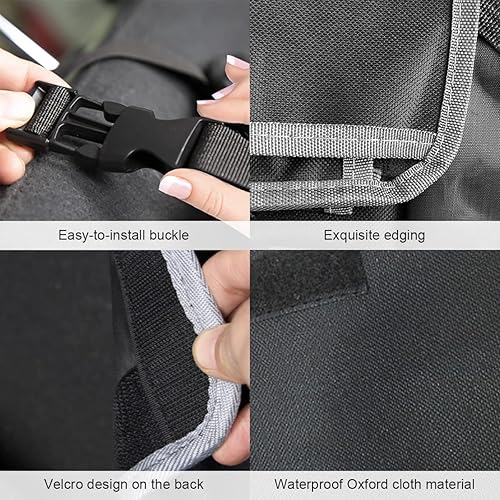 Miniatura 3 de Fekey&JF Organizador/almacenamiento del maletero del coche, órgano colgante del asiento trasero con 6 de gran capacidad para automóviles