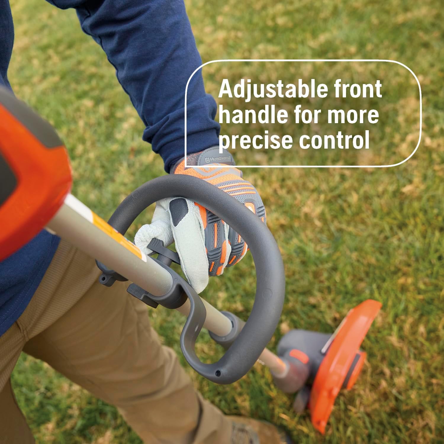 Husqvarna 110iL FLXi Cordless Grass Trimmer and Edger, Attachment Capable Battery Weed Trimmer with 4 Ah Battery and Charger Included, Extension Pole for Longer Reach