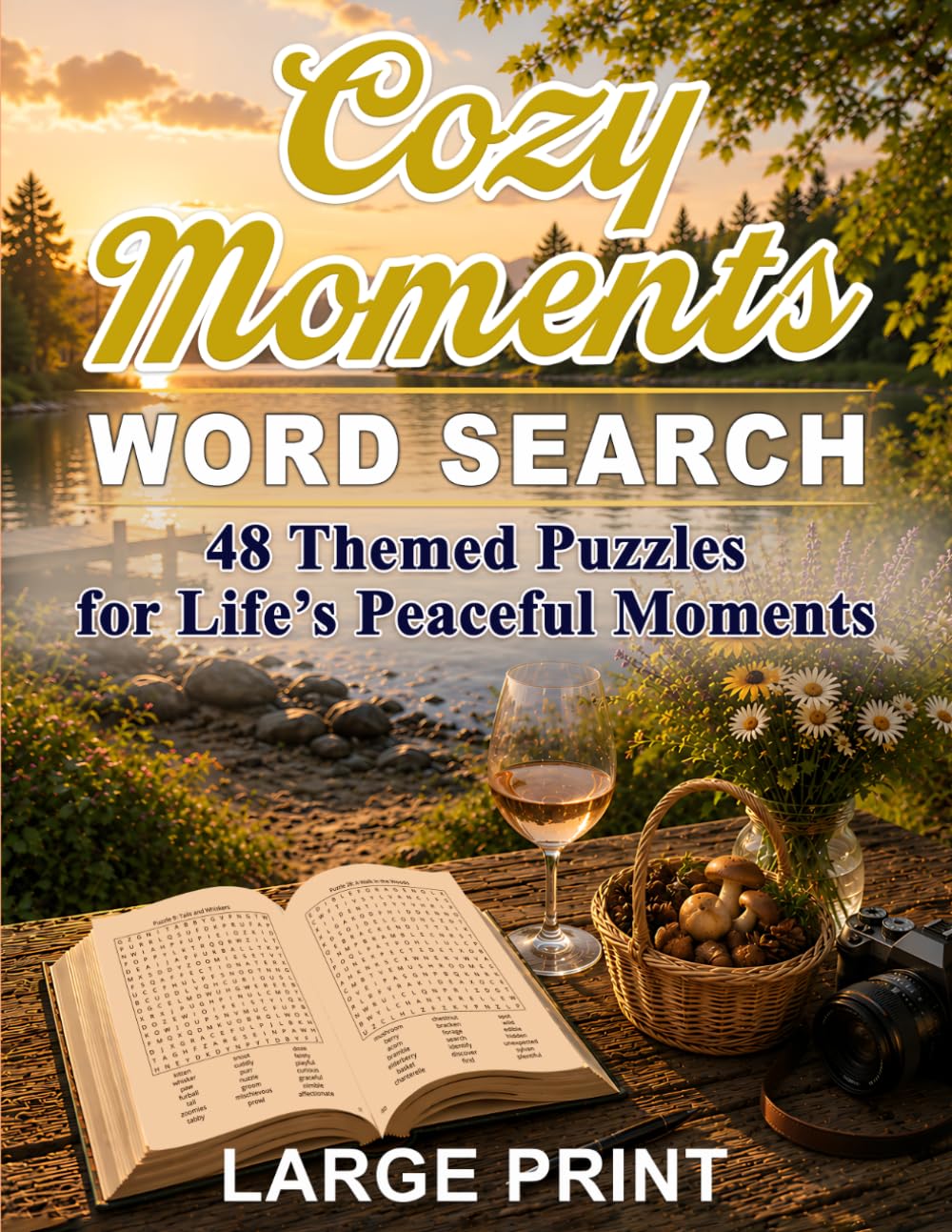 Cozy Moments Word Search: 48 Themed Puzzles for Life's Peaceful Moments (Cozy Word Search Puzzles)