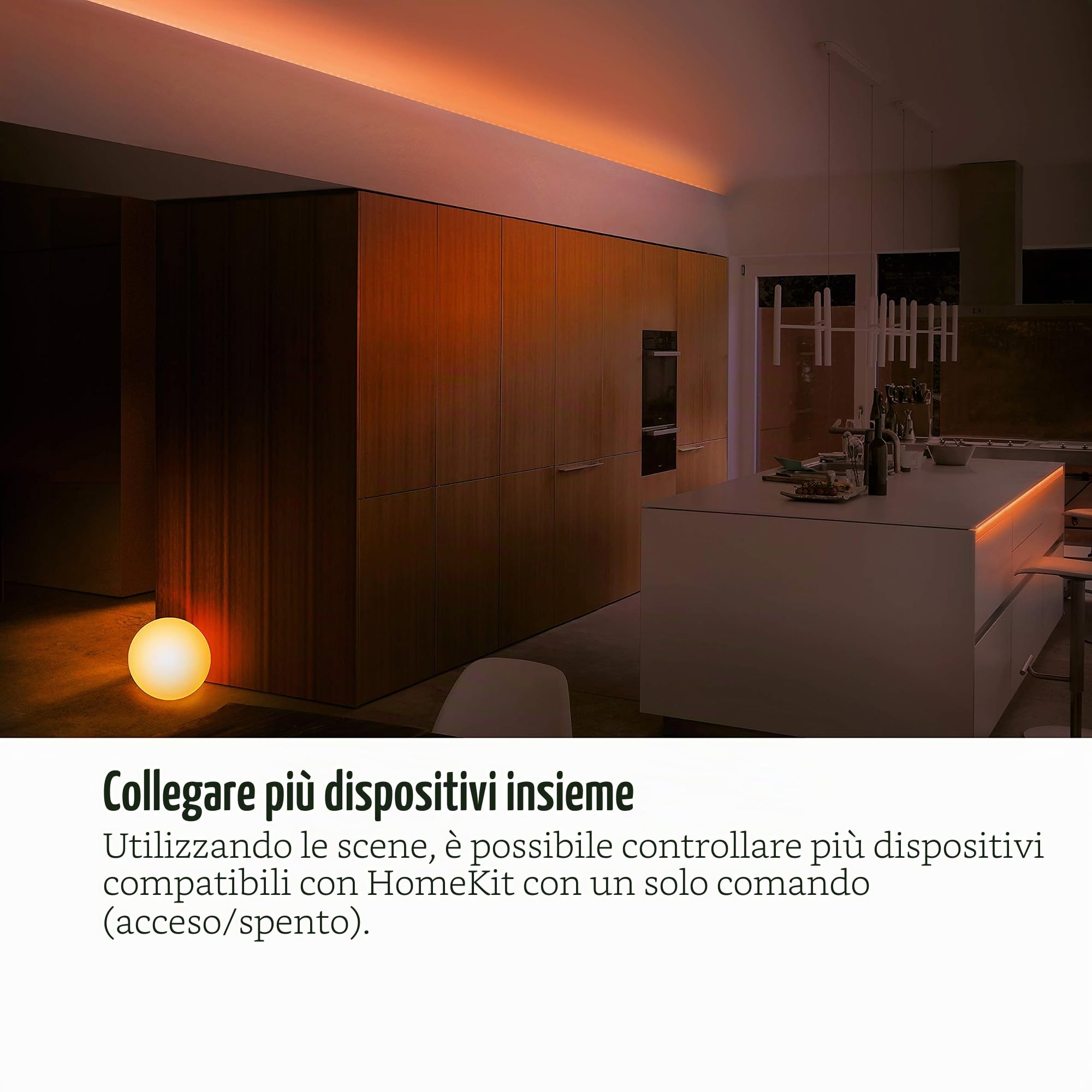 EVE Light Strip - Striscia LED intelligente con tecnologia Apple HomeKit, bianco e colori a spettro completo, 1800 lumen, non richiede hub, Illuminazione adattiva