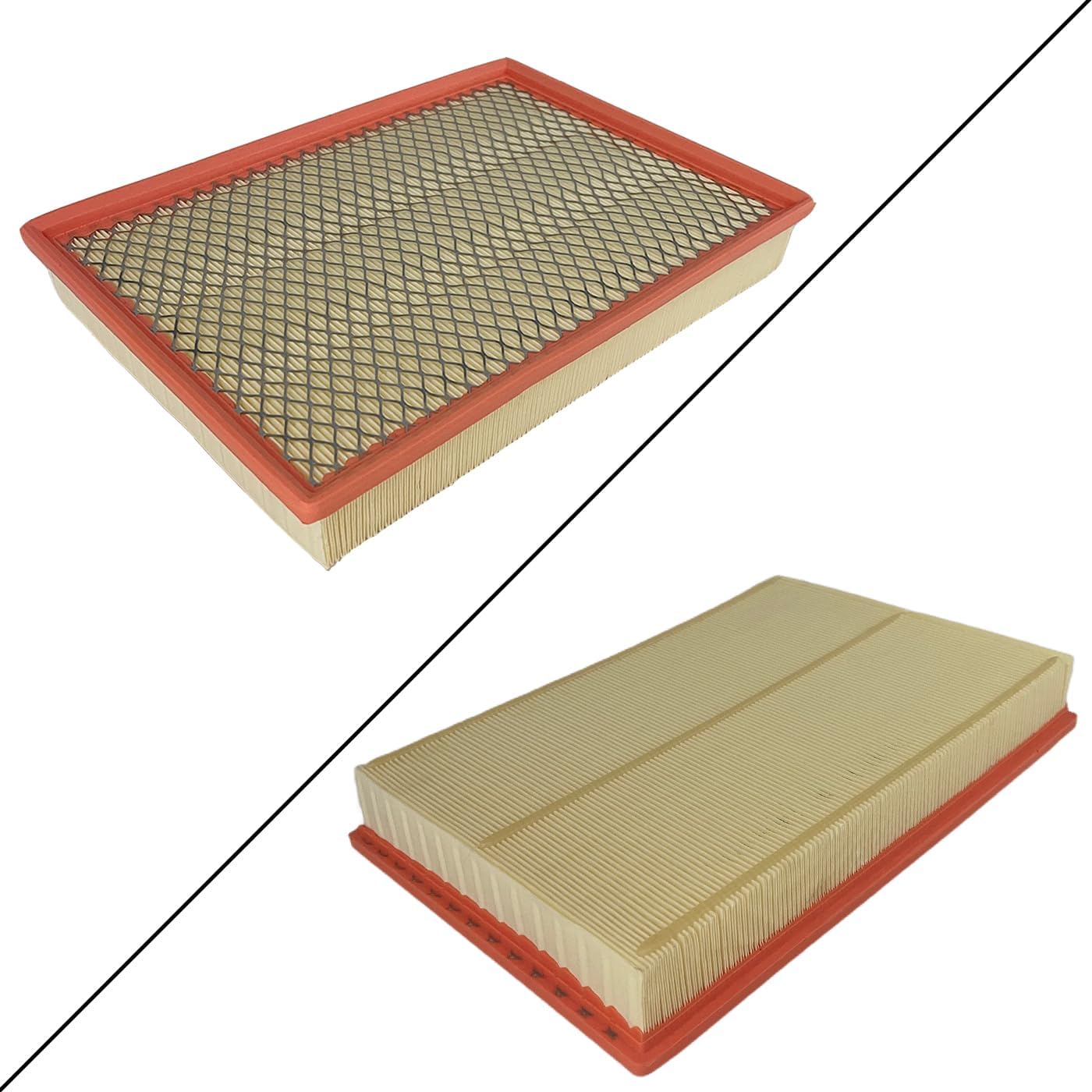 Engine & Cabin Air Filter With Filter Access Door Fit for 2016-2018 Ram 1500 2500 3500, 2019-2022 Ram 1500 Classic, 3.6L 5.7L, Replace 53032-404AB 68406-048AA 53032404AB 68406048AA