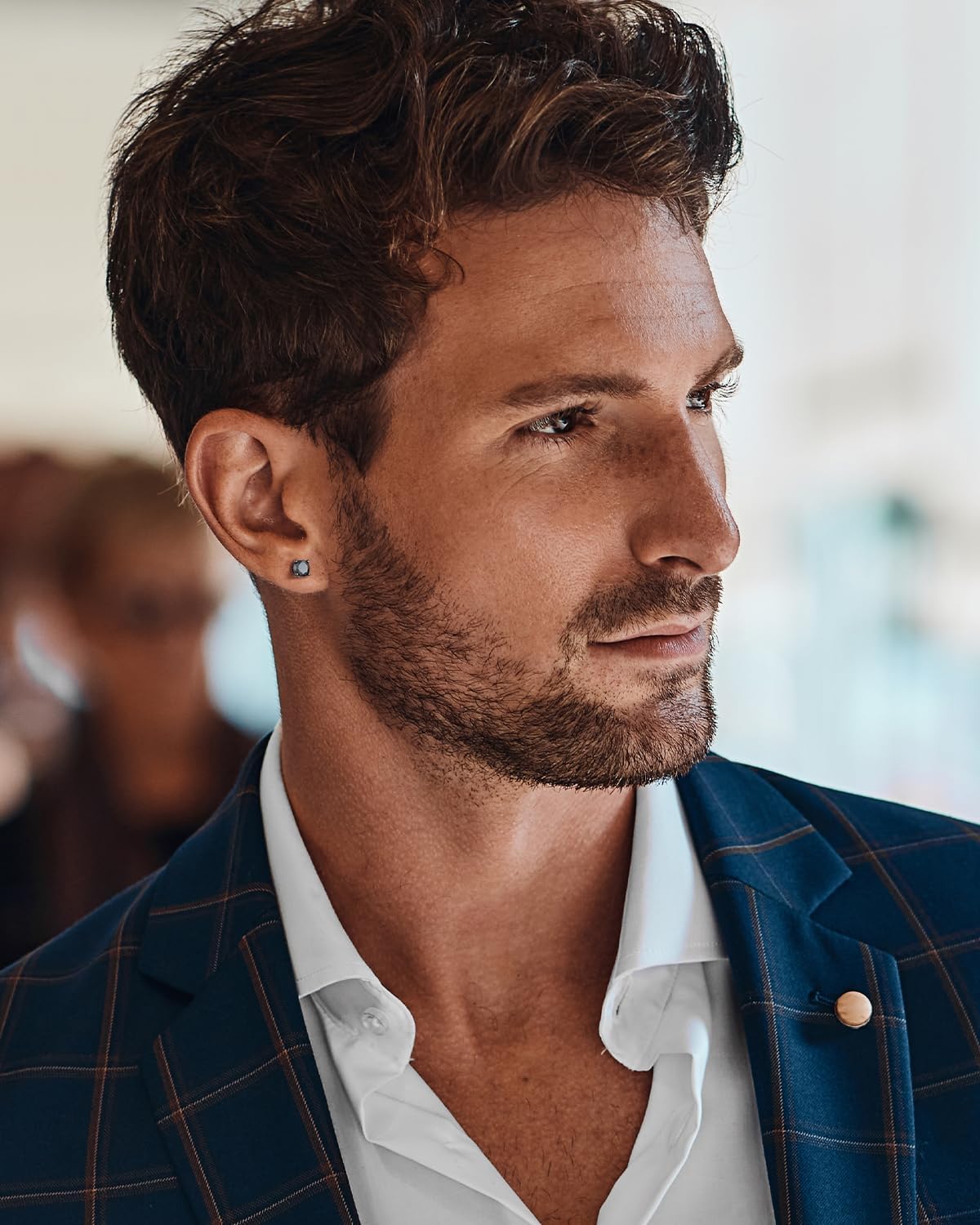 Black Moissanite Earrings for Women Men, 925 Sterling Silver D Color VVS1 Clarity Simulated Diamond Studs Lab Created Moissanite Earring Hypoallergenic Jewelry, Birthday Gifts for Her Him 1.0ct-2.0ct - Image 6