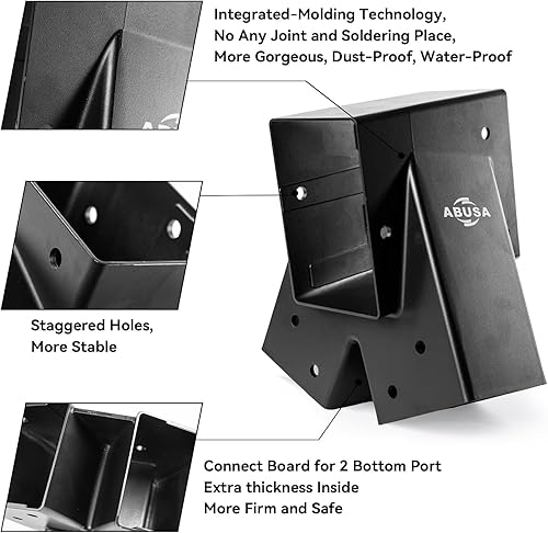 Miniatura 5 de Juego de columpios resistentes que incluyen 2 soportes negros de bastidor en A, 2 asientos de columpio y 4 perchas de columpio para equipos de
