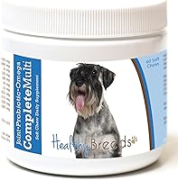 Vista 90 de Healthy Breeds Schnauzer miniatura todo en uno multivitamínico suave masticable 90