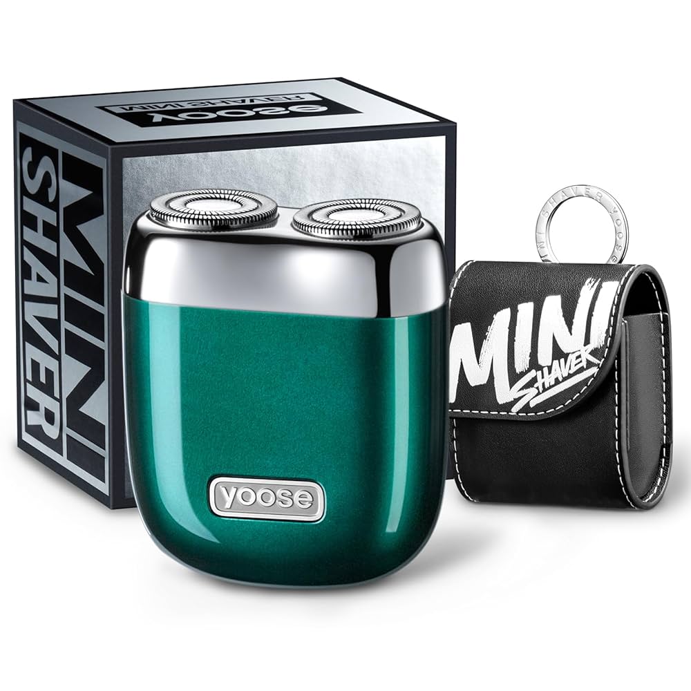 ユーセー YOOSE メンズシェーバー MINI SHAVER yoose Portable Alloy Mini Electric Shaver for Men,USB-C