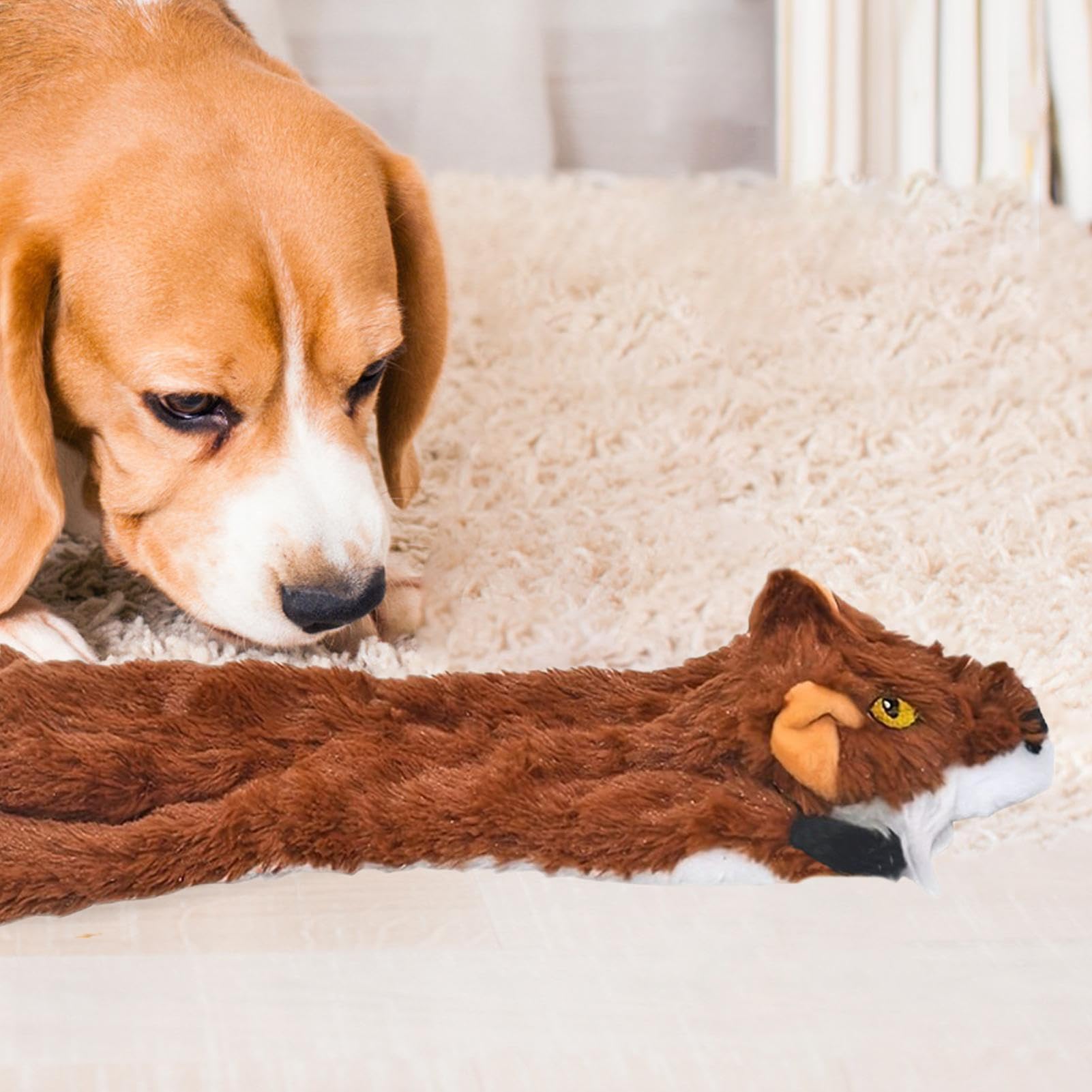 Giocattolo Peluche Per Cani Peluche Animali Finti da Mordere Cuccioli Pets