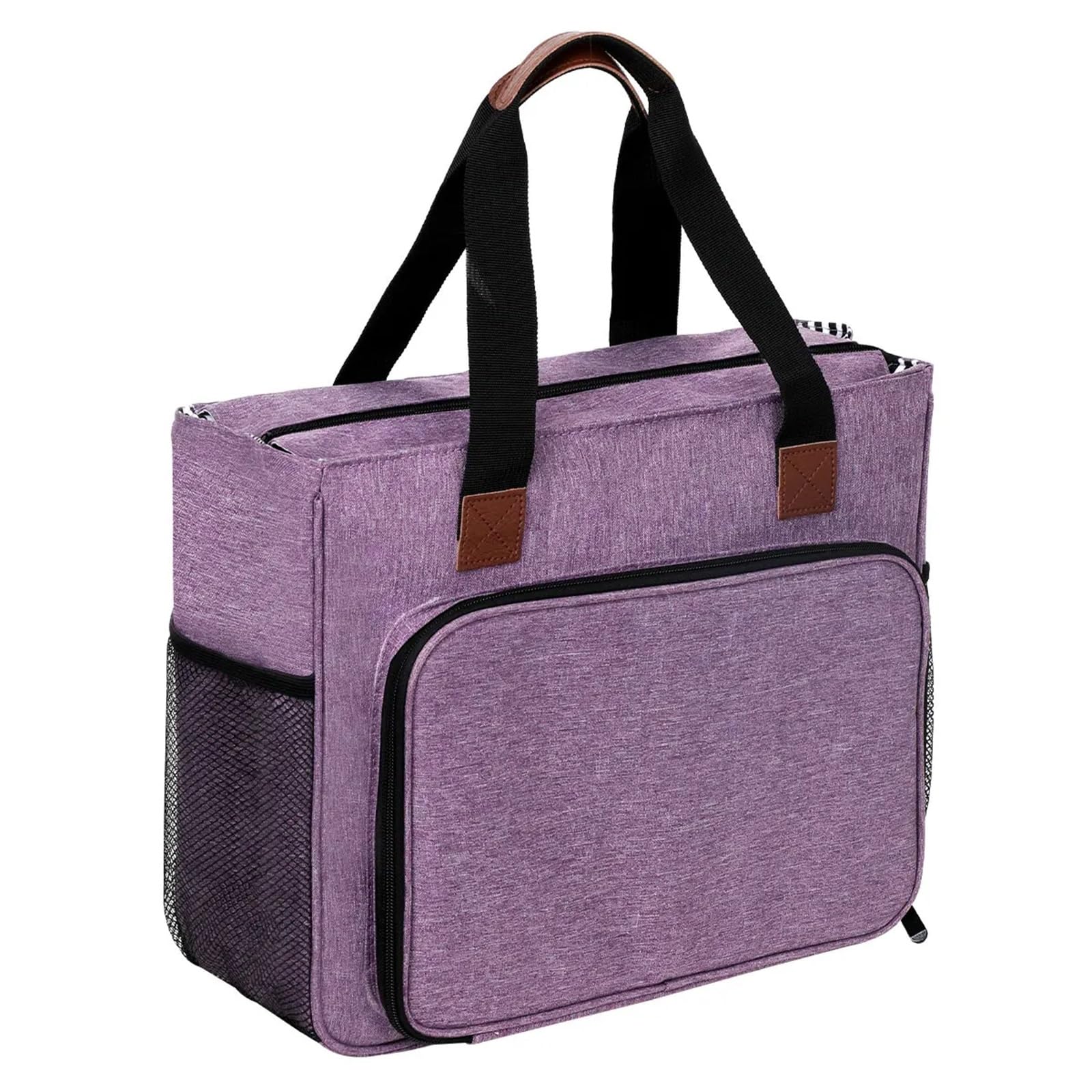 Bolsa de almacenamiento ganchos ganchillo lana, A for herramientas costura bricolaje para Agujas, Hilo(Purple)
