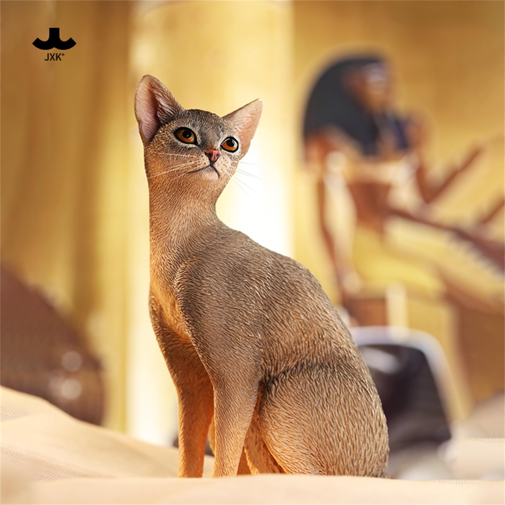 Amazon | BACALYSO | JXK 1/6 サイズ 猫 アビシニアン 可愛い