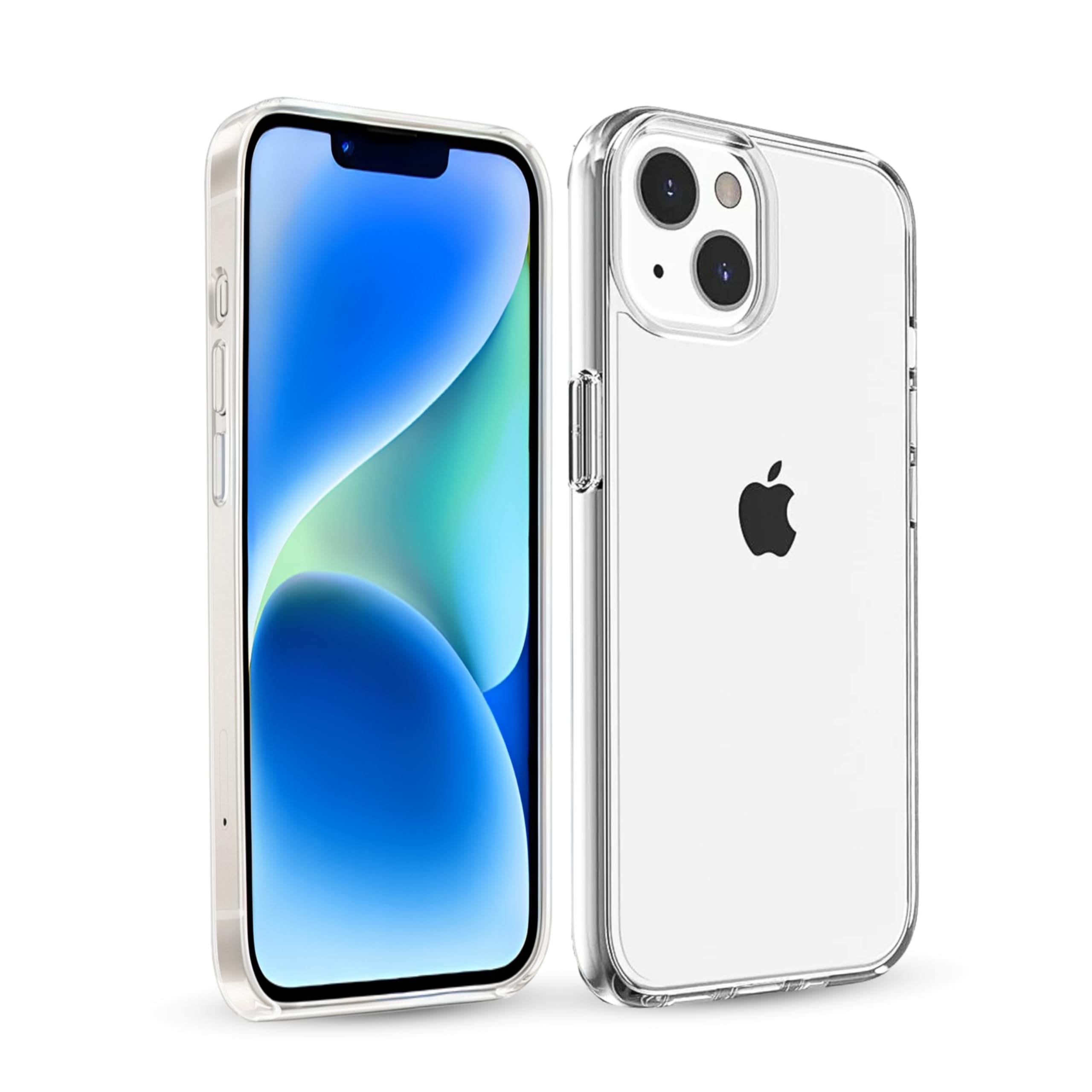 Anti Yellow Clear Phone Case for iPhone 13 Case - Shockproof, Slim Fit & Non Yellowing Transparent Cover for iPhone 13 - Crystal Clear Phone Cases for iPhone13 Wireless Charging - Silicone Cases (6.1)