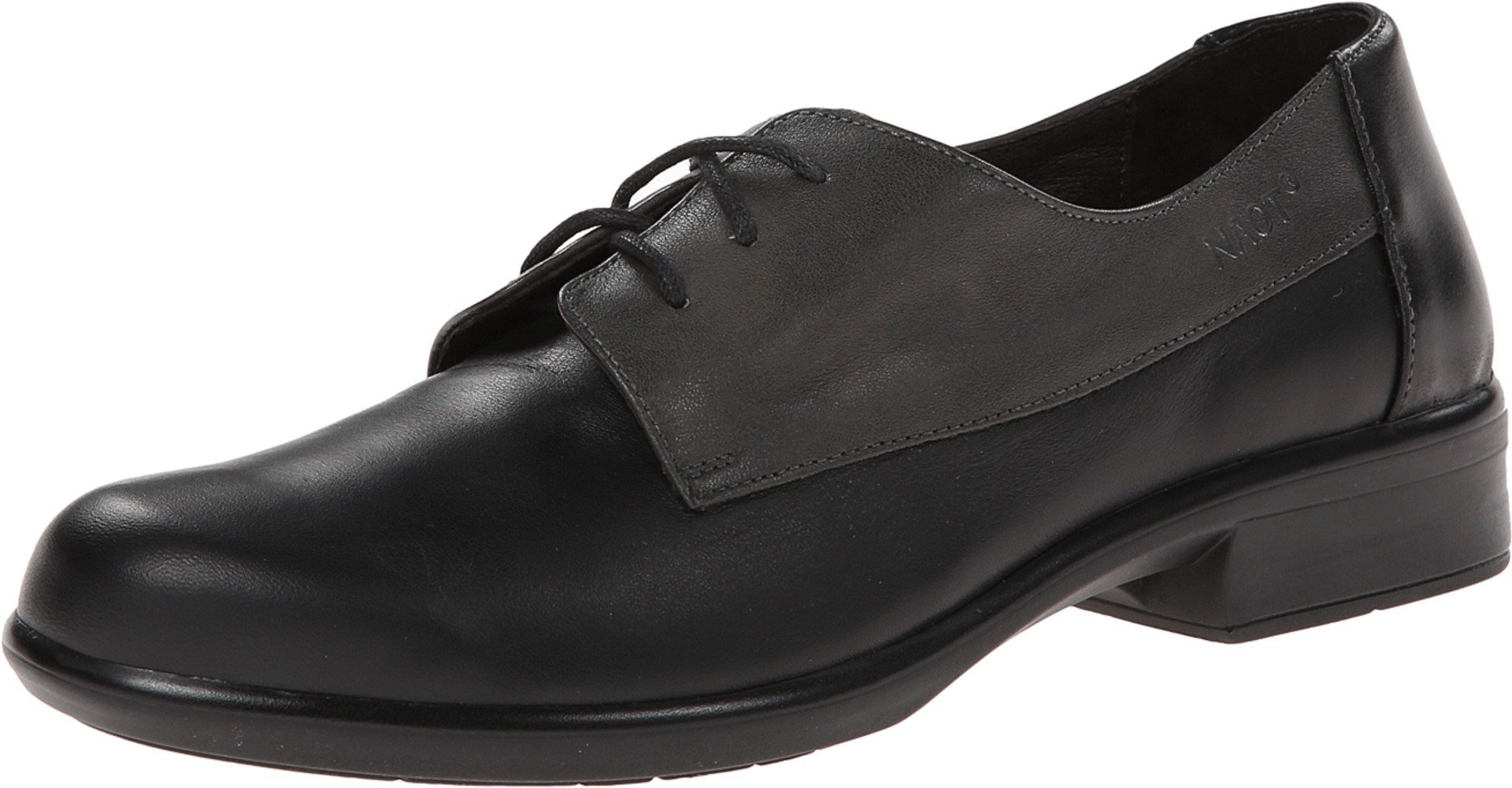 naot Women's Kedma Oxford,Jet Black Leather/Tin Gray Leather,38 EU/7-7.5 M US-picture-16
