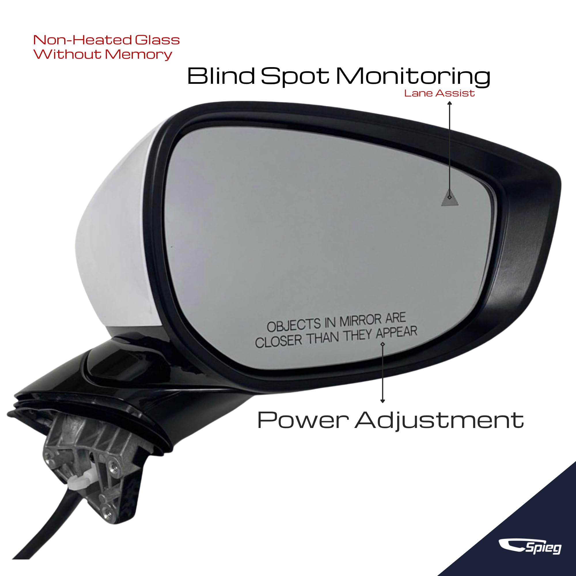 ダコタミラー Amazon.com: Spieg Passenger Side Mirror for 2020-2024 Mazda CX-30
