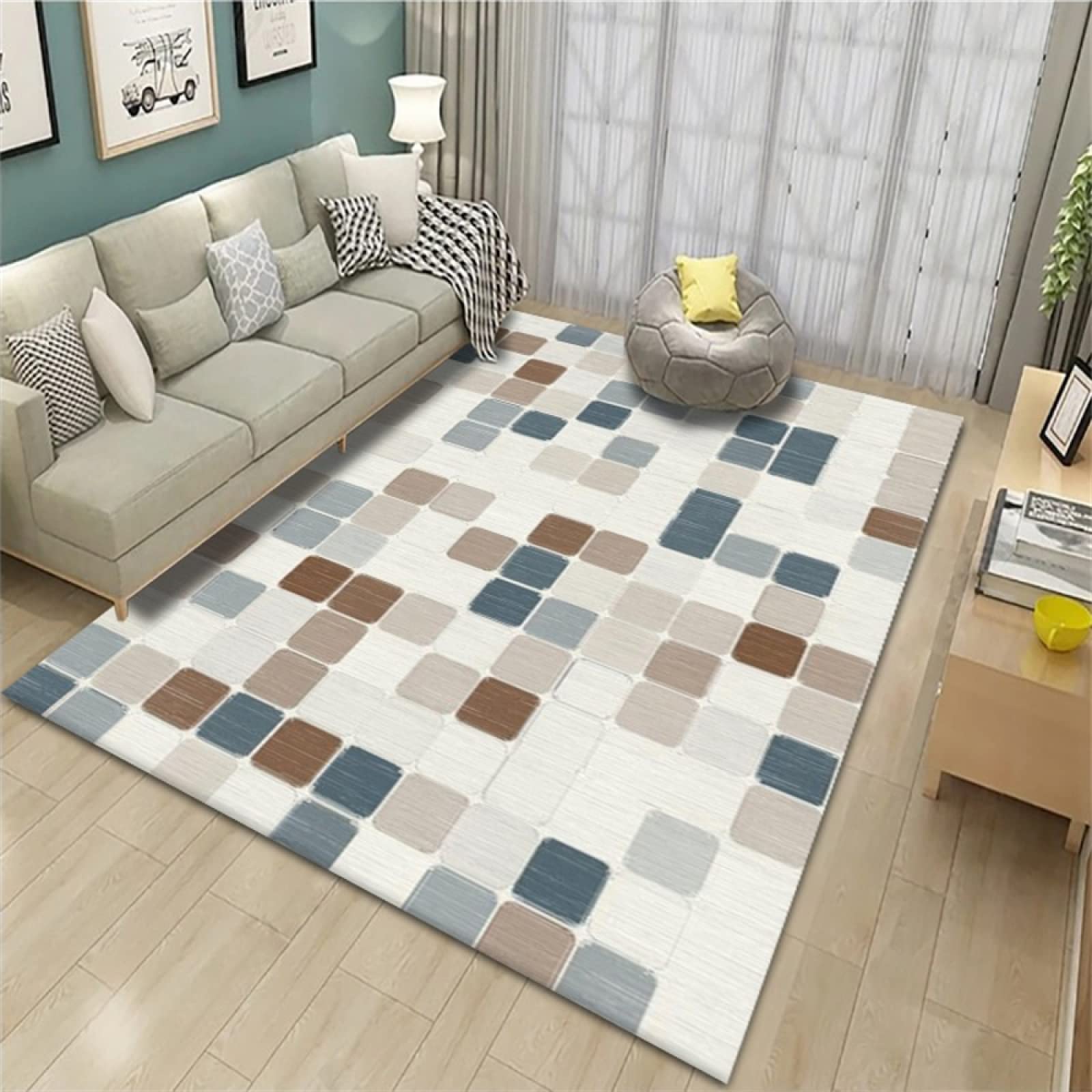 Tapis éveil bébé lavable et doux pour le sol de la chambre