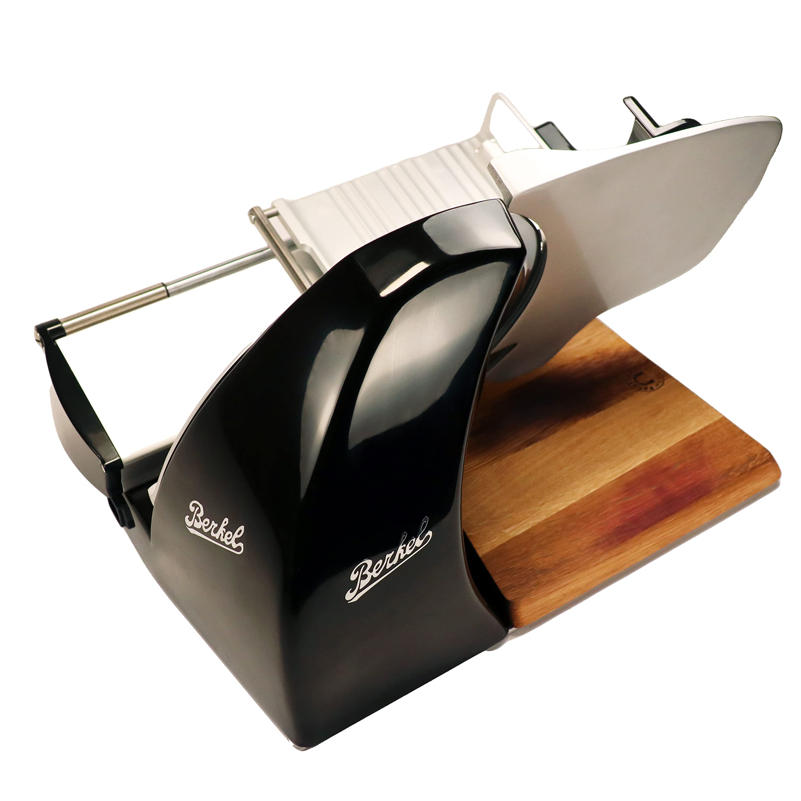 Berkel - Affettatrice Home Line 250 Plus in nero - Nuovo modello + 100% tagliere fatto a mano unico