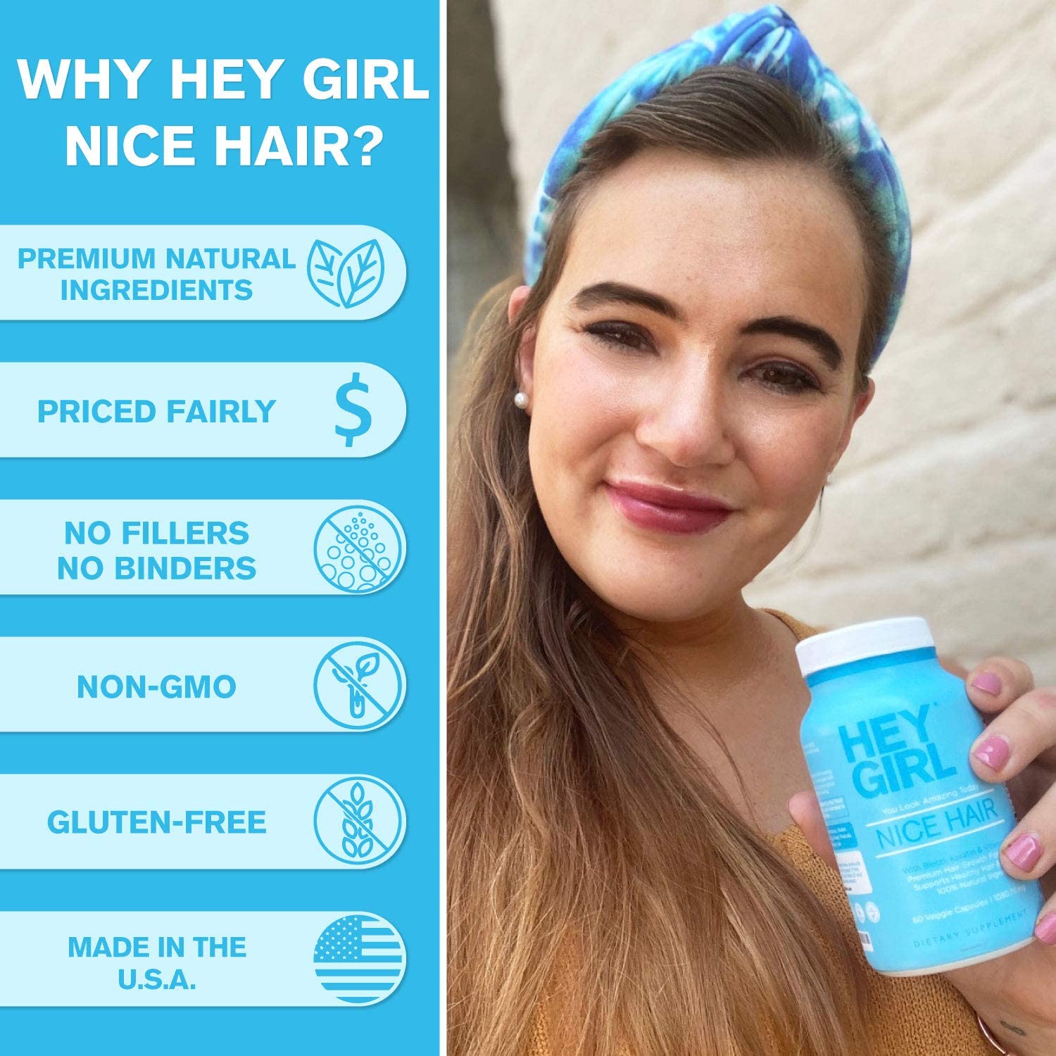 Hair Vitamins To Help Thinning and Fallout Hair Supplement To Grow