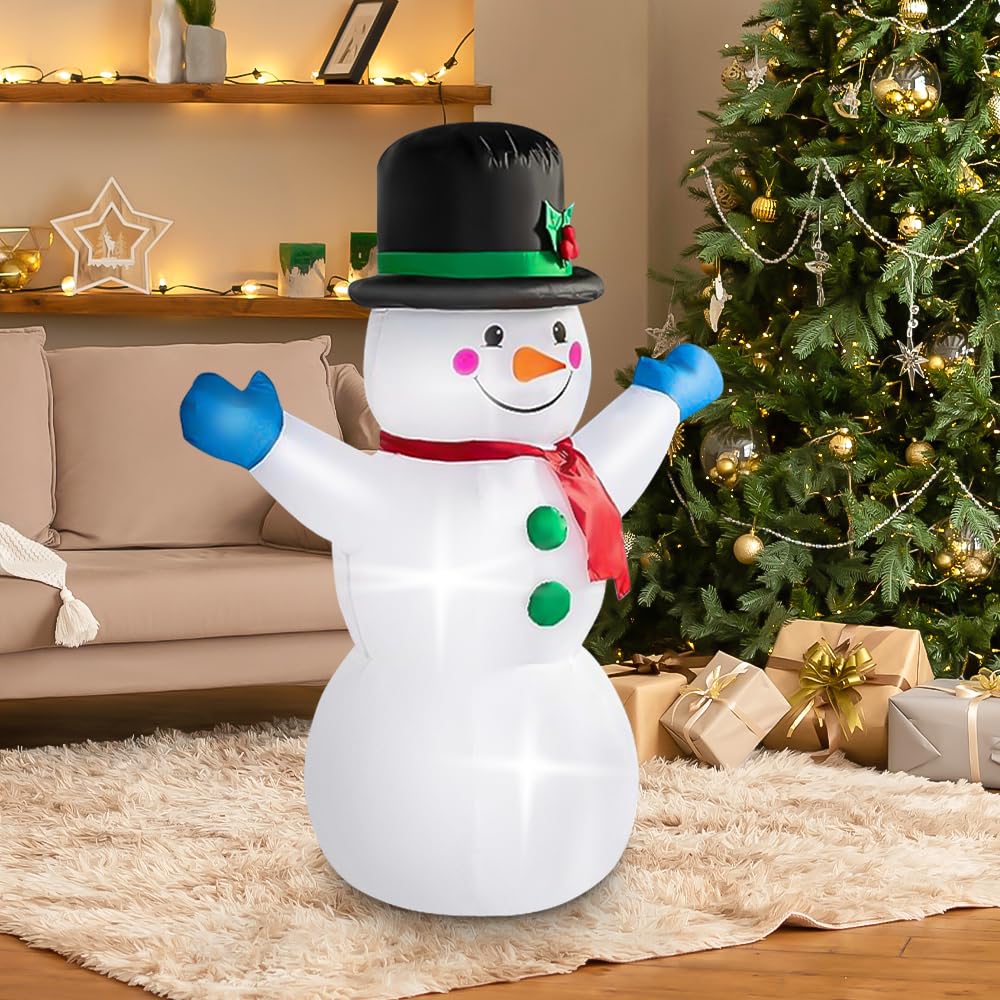 Babbo Natale Decorazione natalizia gonfiabile, (H1,2M Tipo D)