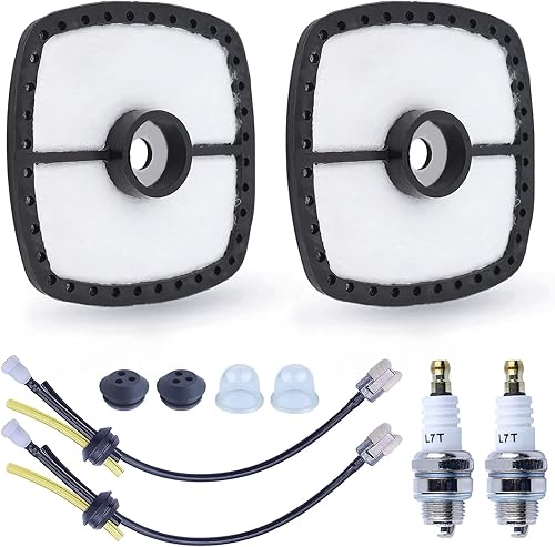 Kit de Repower con filtro de aire SRM210, línea de combustible, cebador, enchufe Spak, 3 agujeros, ojal para Echo PE200 PE201 PE210 PE211 HC150