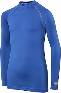 Camiseta de compresión de manga larga para niños, unisex, color azul marino SY/MY (Small Youth/Medium Youth)