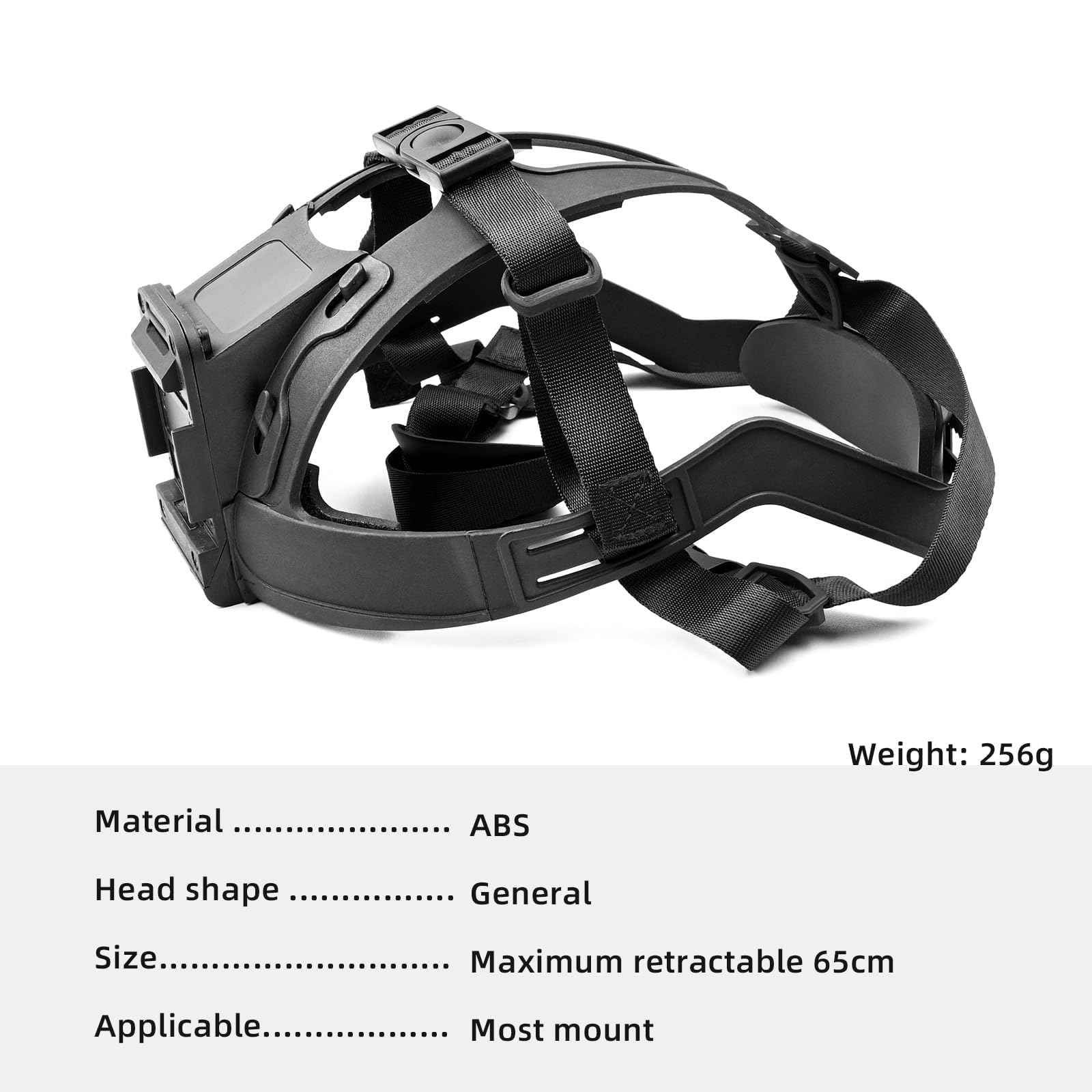 Generico Caschi Tattici Morbidi, Fascia per La Testa per Visori Notturni | Cappuccio regolabile per staffa NVG per cuffia, visori notturni e action camera, per NV8000 NVG10 NVG30 NVG50 PVS 14