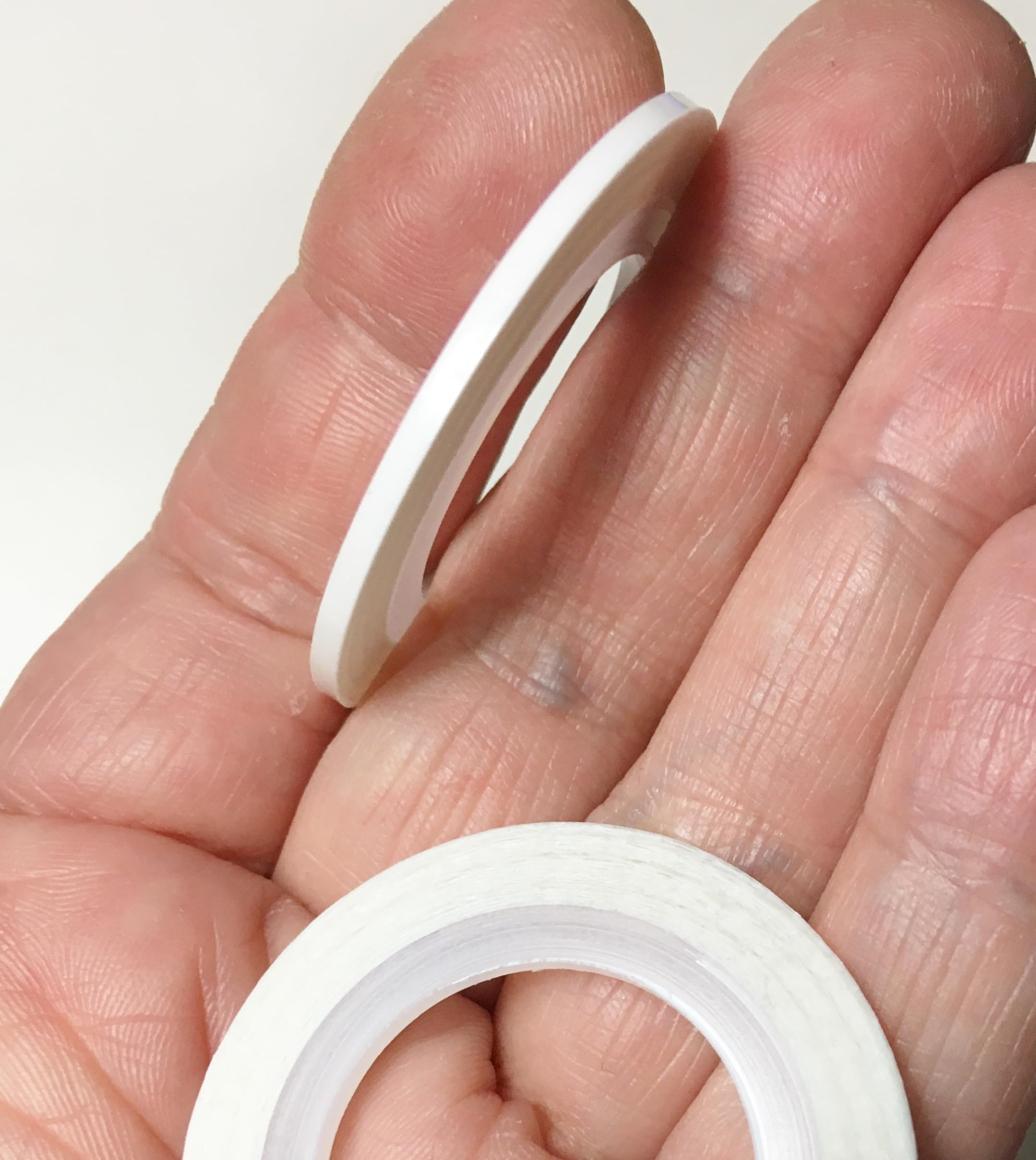 Amazon.com: Morezmore M00820-White 1pc Pin Stripe Tape Thin 2mm