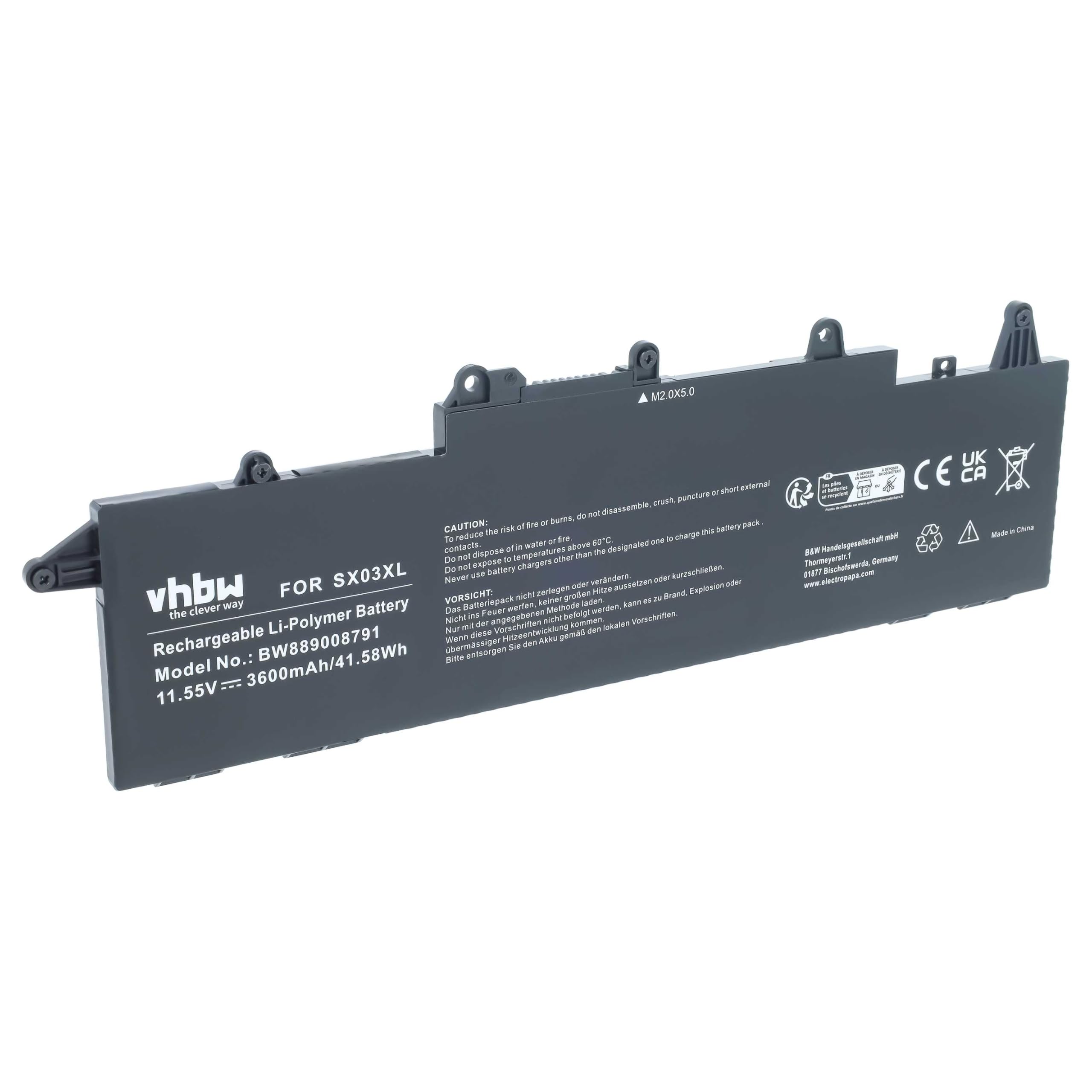 vhbw Batería Compatible con HP ProBook x360 435 G7