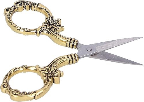 Miniatura 4 de Vintage Flower Scissors DIY European Needlework Embroidery R Craft CollectionSilver Stainl These Ensure Lasting with Hardness Resistan Vintage