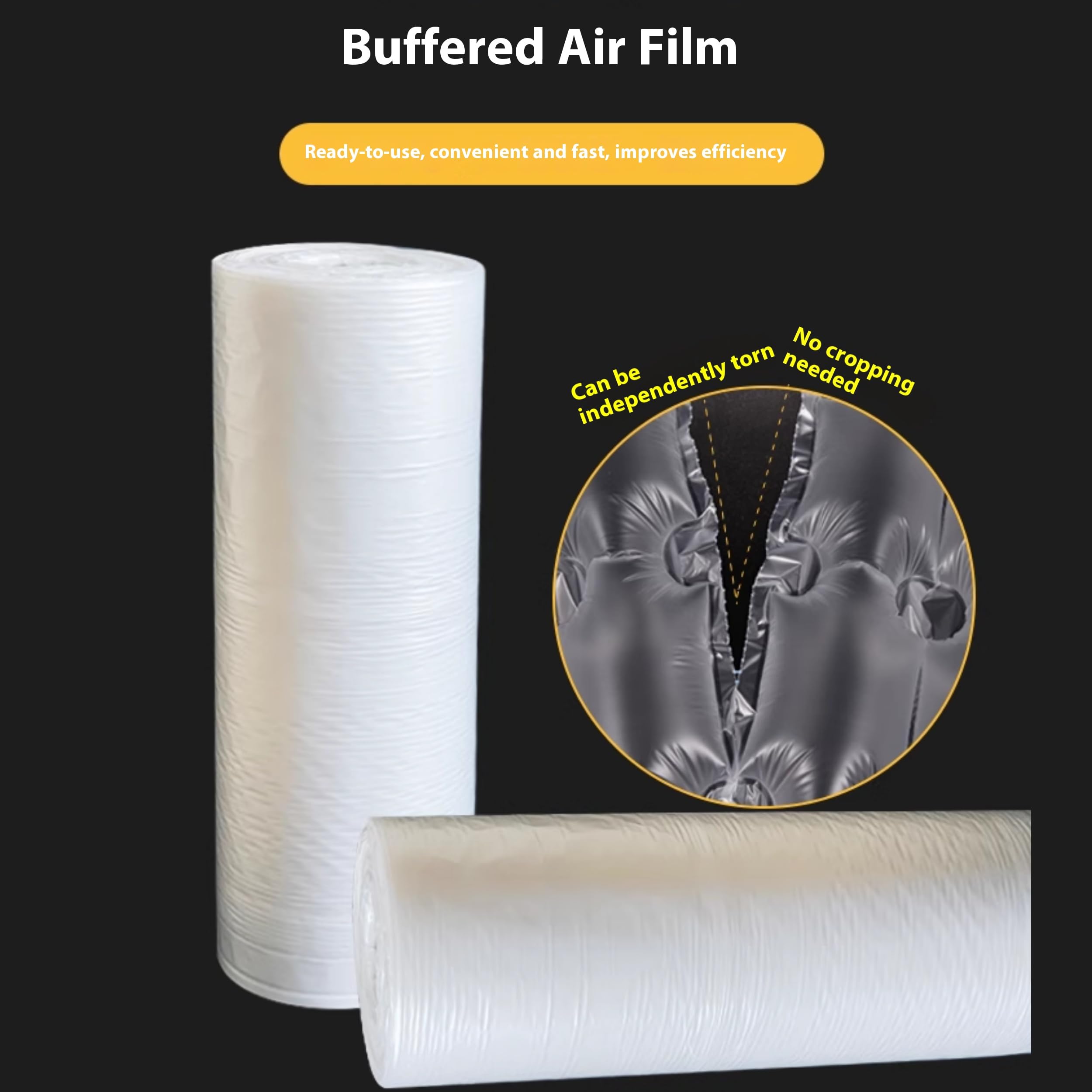 Luftpolsterfolie zum Verpacken, Inflator Maschine kompatibel, x ideal für Luftpolsterfolie und Luftkissenbeutel