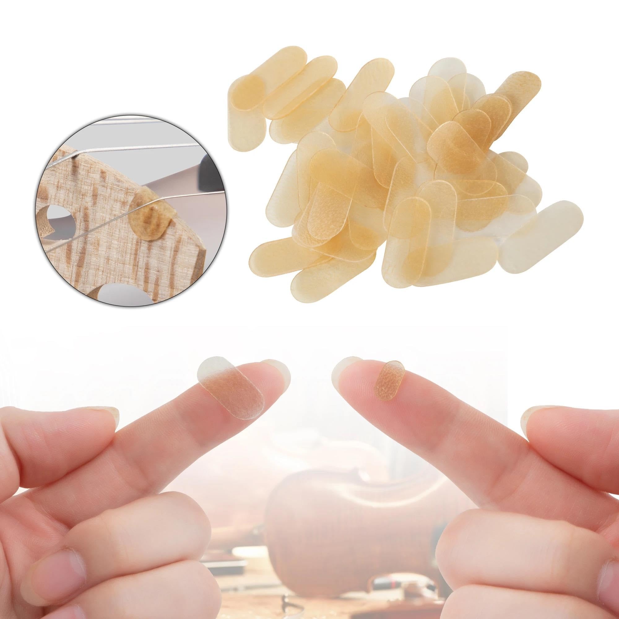 Podkładka Ochronna Na Strunę E Do Mostka Skrzypcowego Akcesoria Do Instrumentów Muzycznych(50pcs)