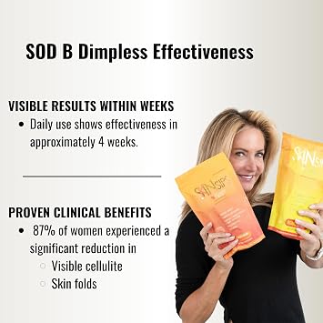 Skin Health & Energy Boost Drink Mix- Sugar Free, SOD B (TM), Antioxidants from French Melon Concentrate, On the Go Stick Packs, Lemon, 30 Pack