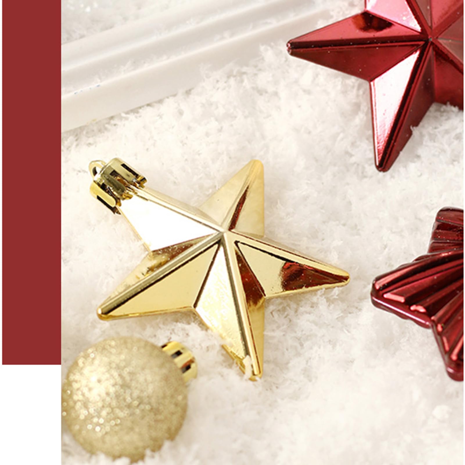 Weihnachtskugel-Ornamente – bruchsichere Weihnachtskugel – für Zuhause, draußen, Outdoor, Innenbereich, Wohnzimmer, Urlaub, 70 Stück