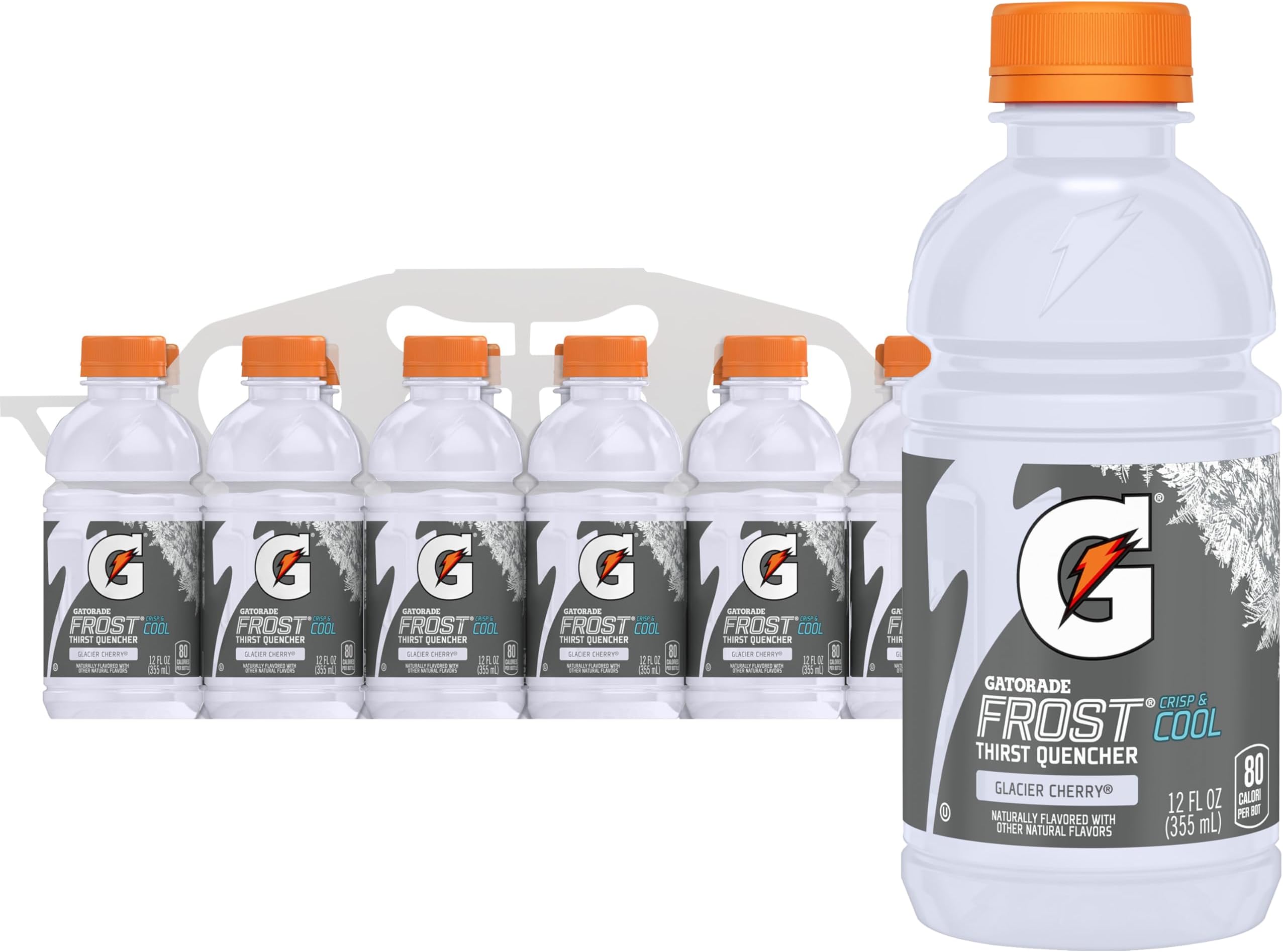 Thirst Quencher, Glacier Cherry, 12 Fl Oz (Pack of 12)
