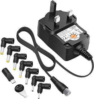 AC Charger Adapter Power Supply AC to DC 12W Wall Main Charger 3V 4.5V 5V 6V 7.5V 9V 12V 1A for Bluetooth BT Speakers Routers CCTV Cameras LCD Android TV Box IP Camera LED Lamps Smart Phones