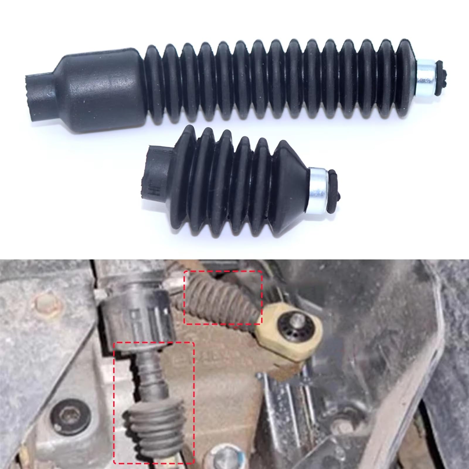 Kit De Buje De Varilla De Extremo De Enlace De Cable De Cambio De Marchas Manual 1332491 Compatible Con Ford Para Focus 1998-2006 2007 2008 2009 2010 2011 Cable de mando transmisión