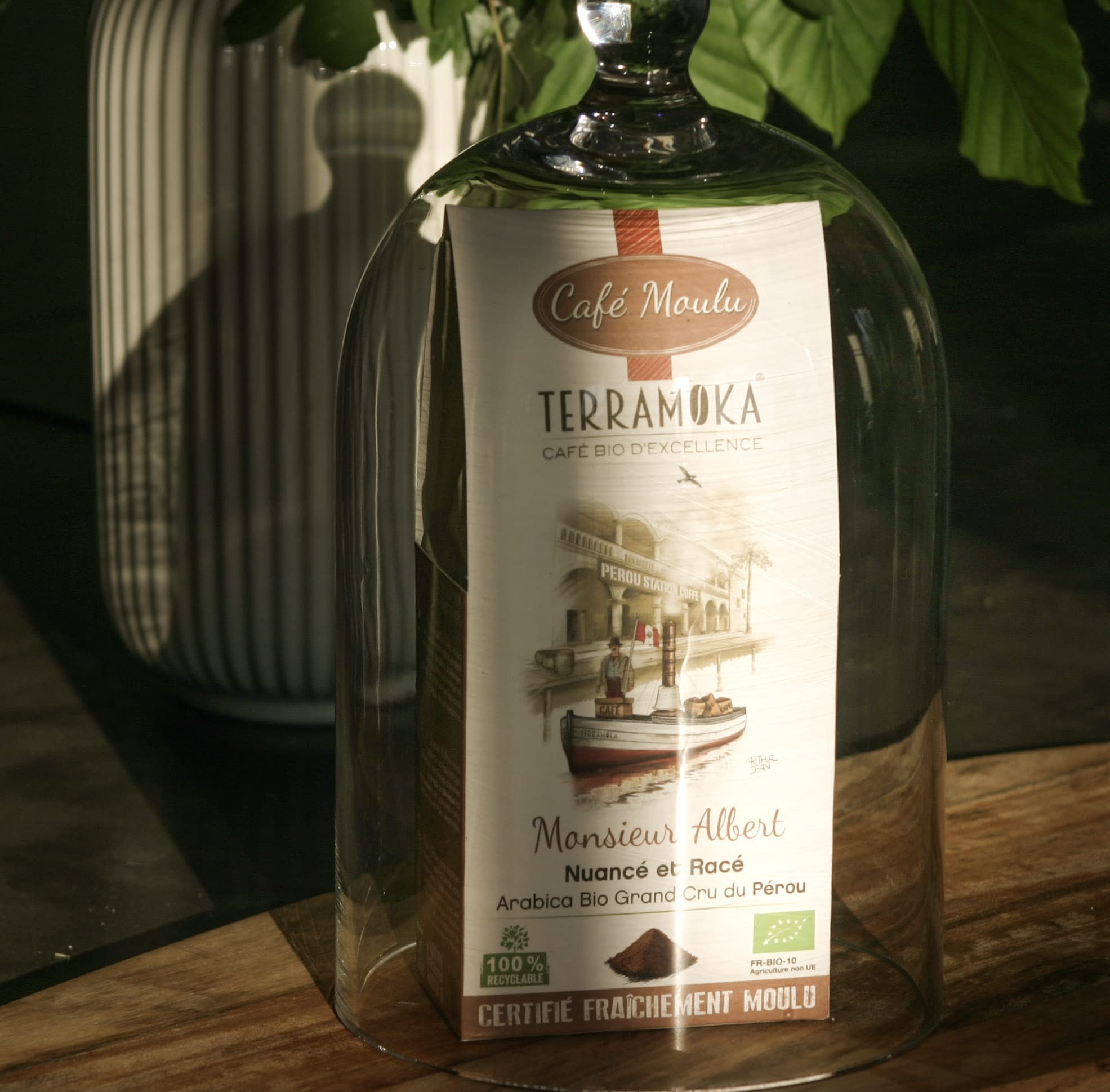 TERRAMOKA - Exzellenter gemahlener Bio-Kaffee - Probierpaket - Mix 7 Café Grand Cru - Gemahlener Kaffee 1750g (7 * 250g) - In Frankreich geröstet