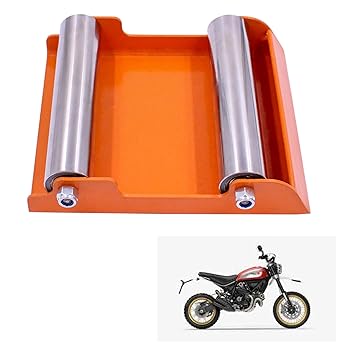 Asryd Portable Wheel Roller for Bike Tyre, Chain Cleaning & Lubricating 160Kg Weight Capacity for Ducati Scrambler Desert Sled (Pack of 1Pcs)