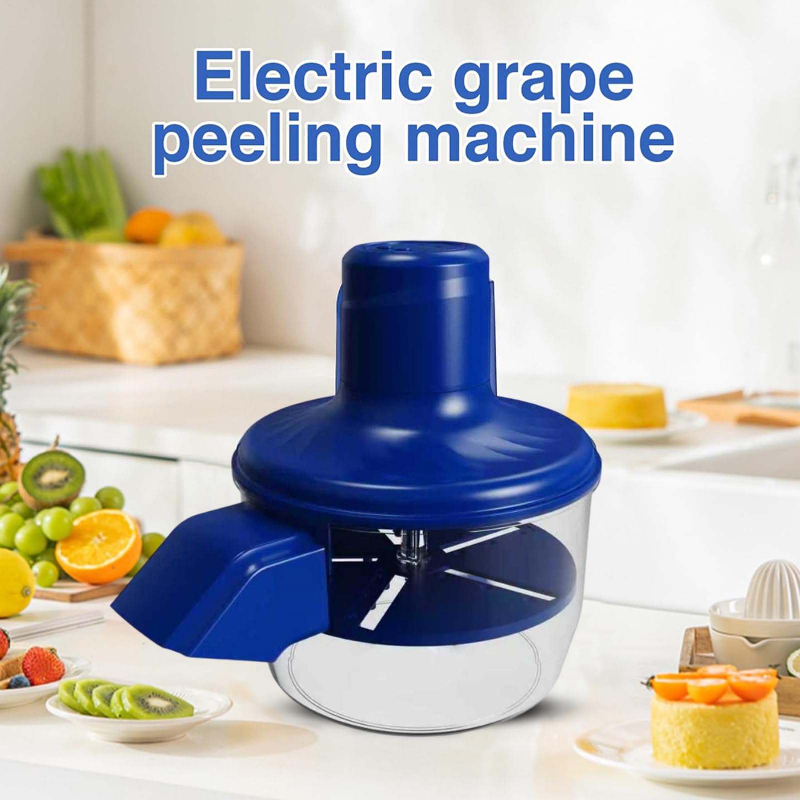 Machine à éplucher les raisins 50W Rechargeable Petit Électrique Sans Fil