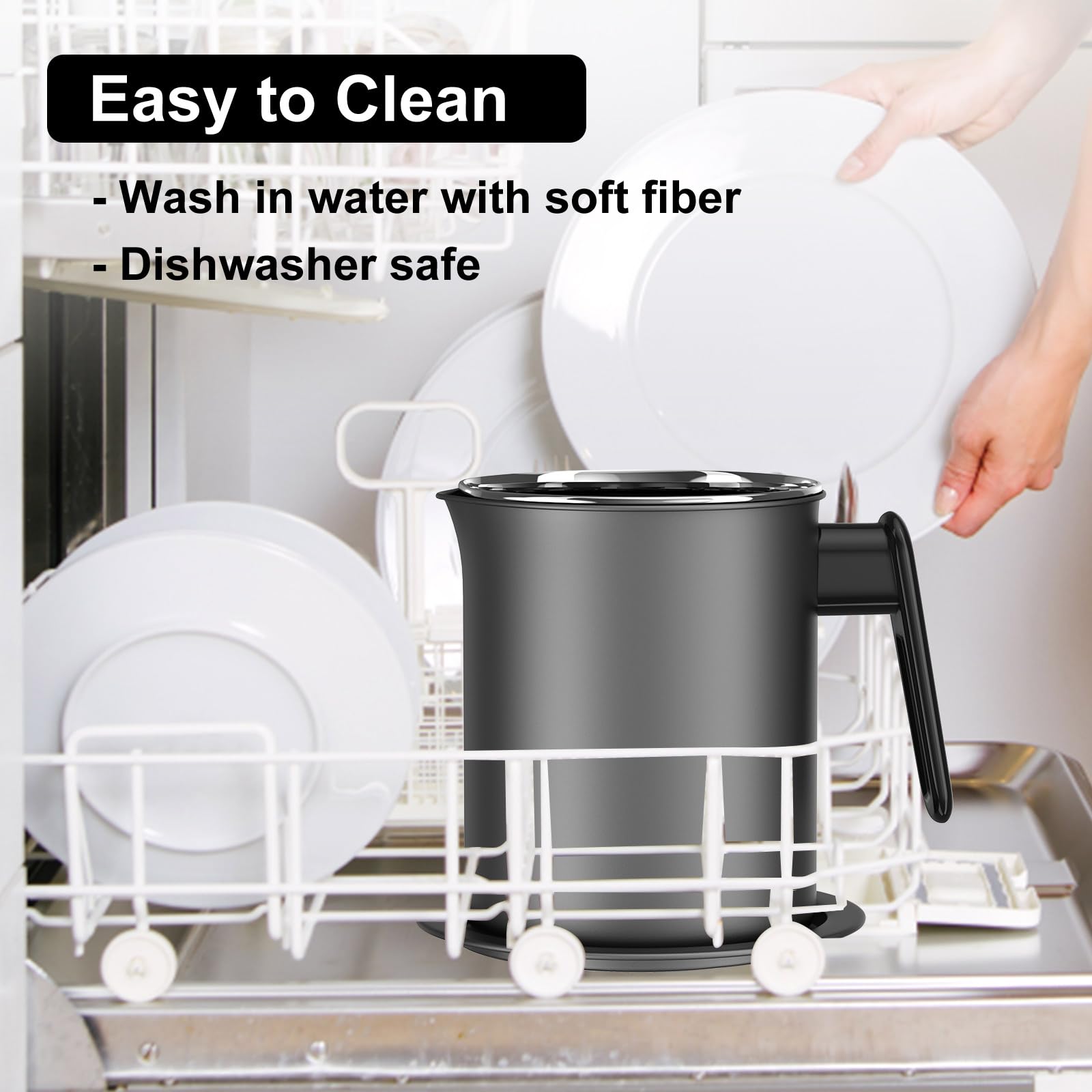 Contenitore per grasso per pancetta con filtro a maglia fine - Contenitore per olio da cucina da 1,7 l / 6,8 tazze con coperchio antipolvere rimovibile e vassoio sottobicchiere