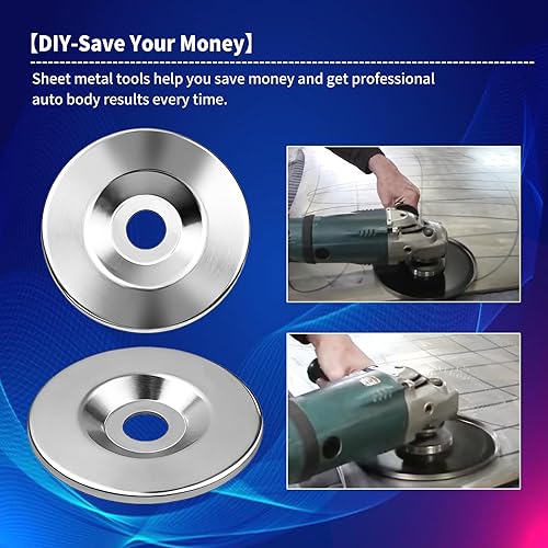 Miniatura 6 de Disco retráctil de 4  pulgadas de diámetro, 055 pulgadas (0.055 in) de grosor, herramienta de fabricación de chapa metálica, reparación de paneles