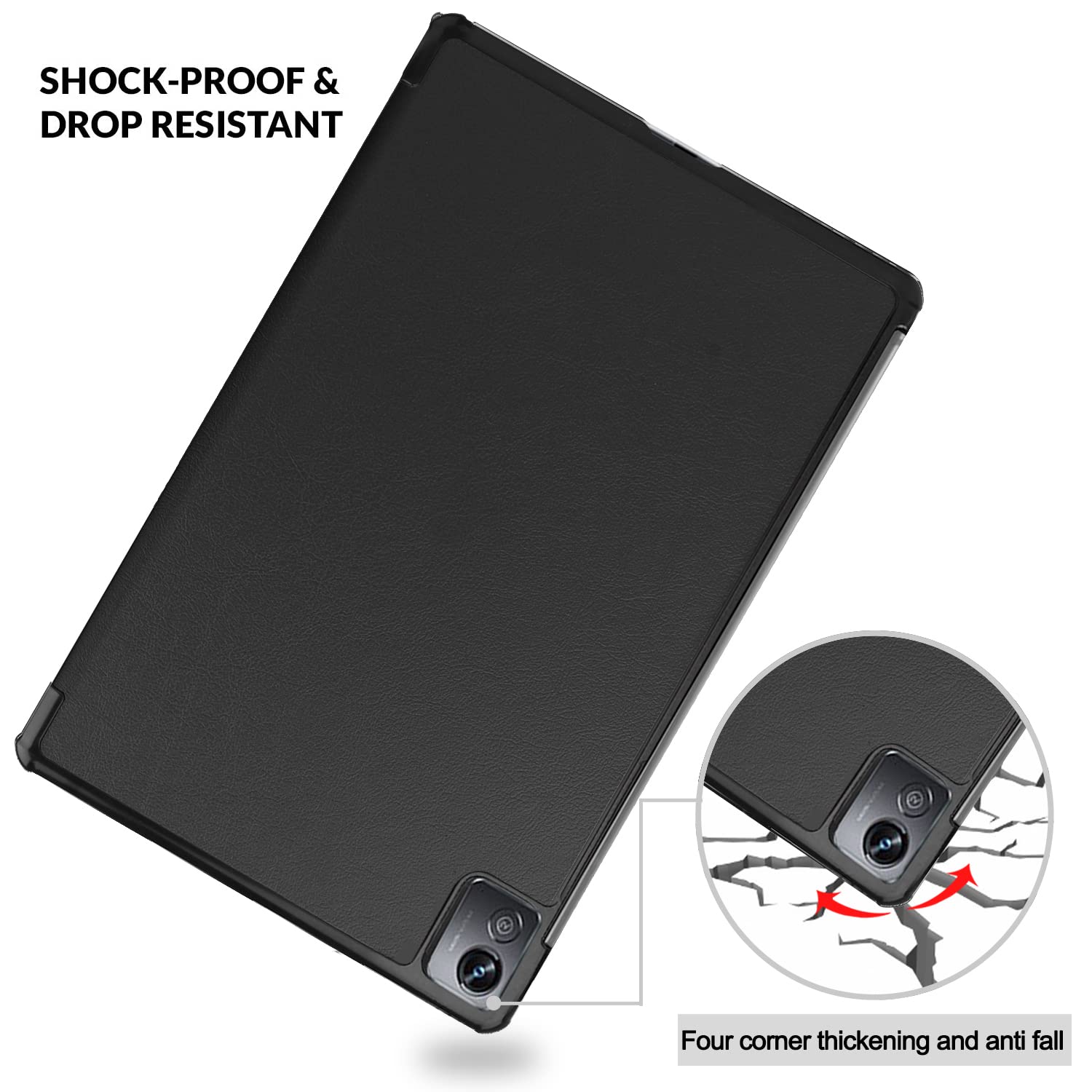 Robustrion Trifold Case Cover for Realme Pad X 11 inch Tablet Cover - Black — Amazon image 6