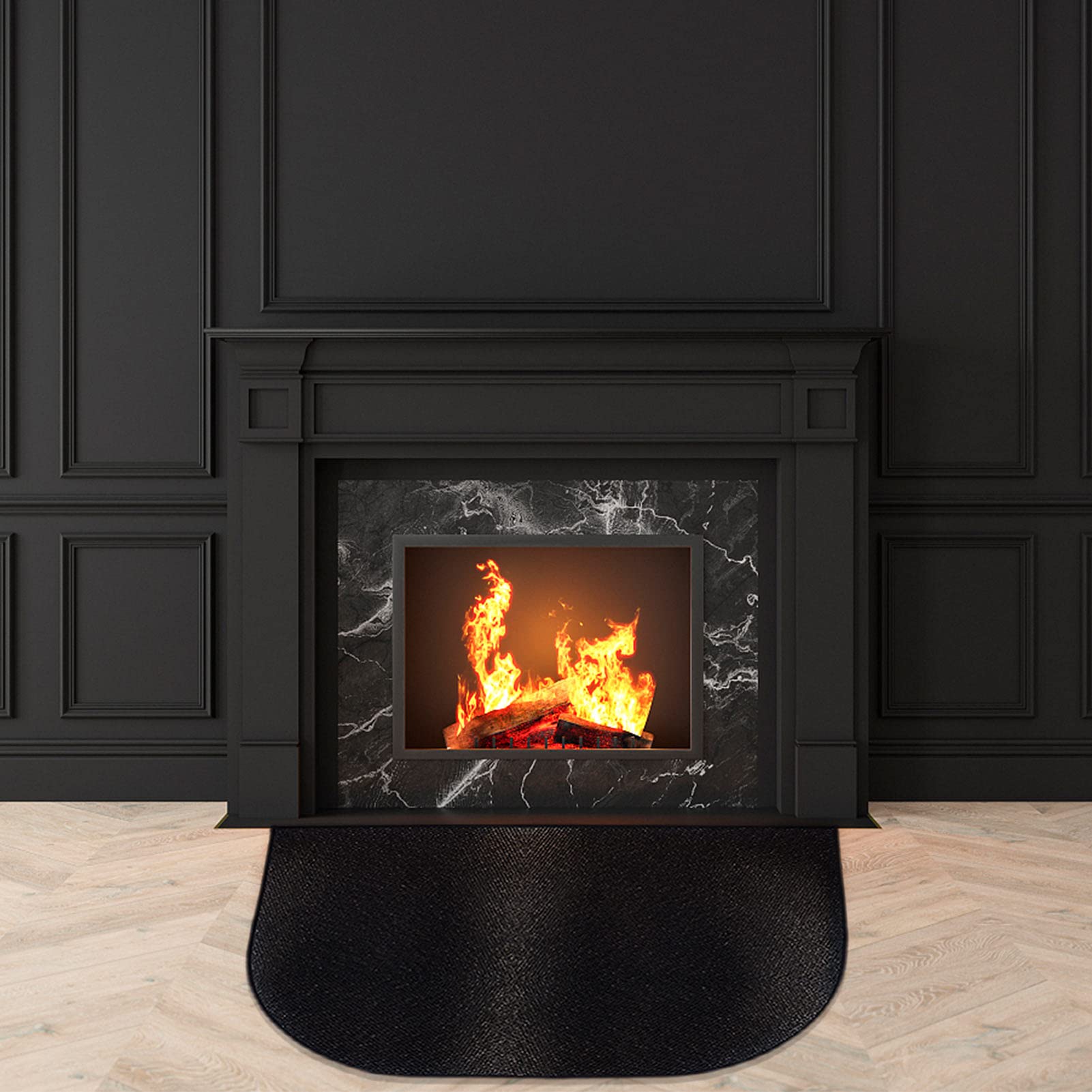 Tappetino Ignifugo Per Camino 120x70cm | Resistente Al Calore | Protezione Da Scintille - Foto 10