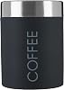 Premier Housewares 0508676 Coffee Canister Black H13 x W10 x D10 cm