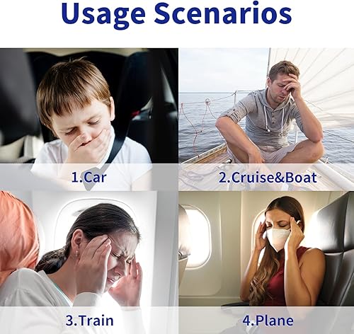 Miniatura 3 de ifory Parches para mareo por movimiento, parche para mareo, no somnolencia, esenciales para cruceros (60 unidades (paquete de 1))