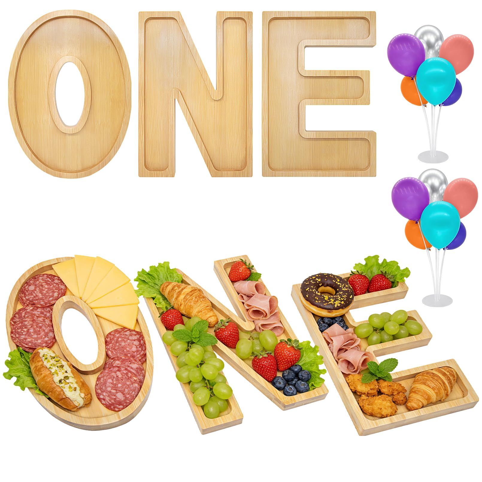 ONE Letters Charcuterie Board