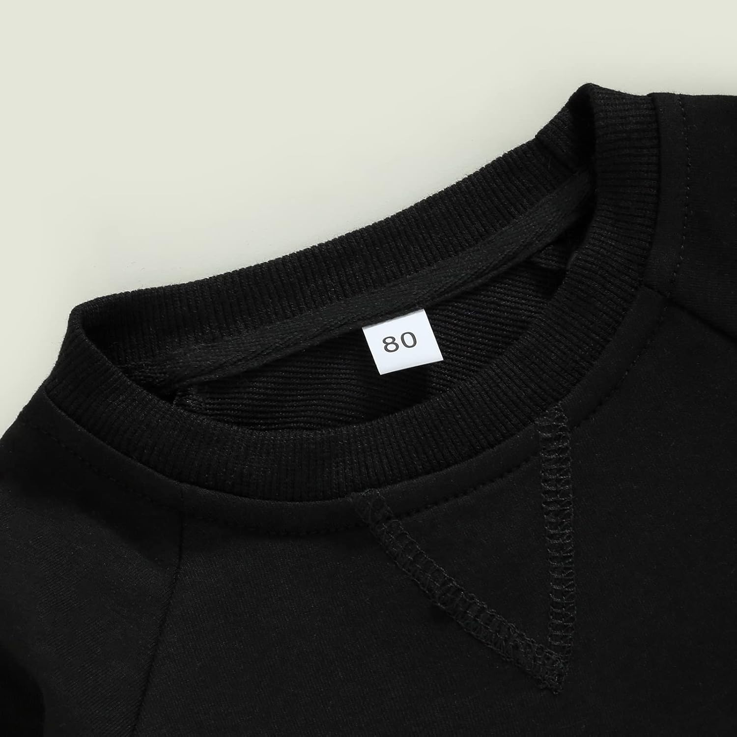 Toddler Baby Boy Girl Clothes Solid Color Crewneck Sweatshirt Long Sleeve Pullover T Shirt Tops Fall Winter Outfit - Image 4