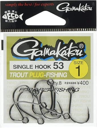 Amazon がまかつ Gamakatsu トラウトフック シングルフック 53 1号 8本 Nsブラック Gamakatsu がまかつ フック 針 Amazon がまかつ Gamakatsu トラウトフック シングルフック 53 1号 8本 Nsブラック Gamakatsu がまかつ フック 針